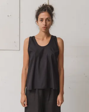 Apron Top - Wild Silk - Black