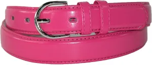 CTM Women's Leather 1 1/8 Inch Dress Belt