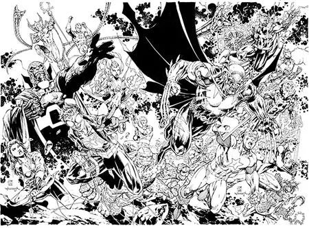 DC Versus Marvel: The Amalgam Age Omnibus HC Direct Market Exclusive Jim Lee Variant