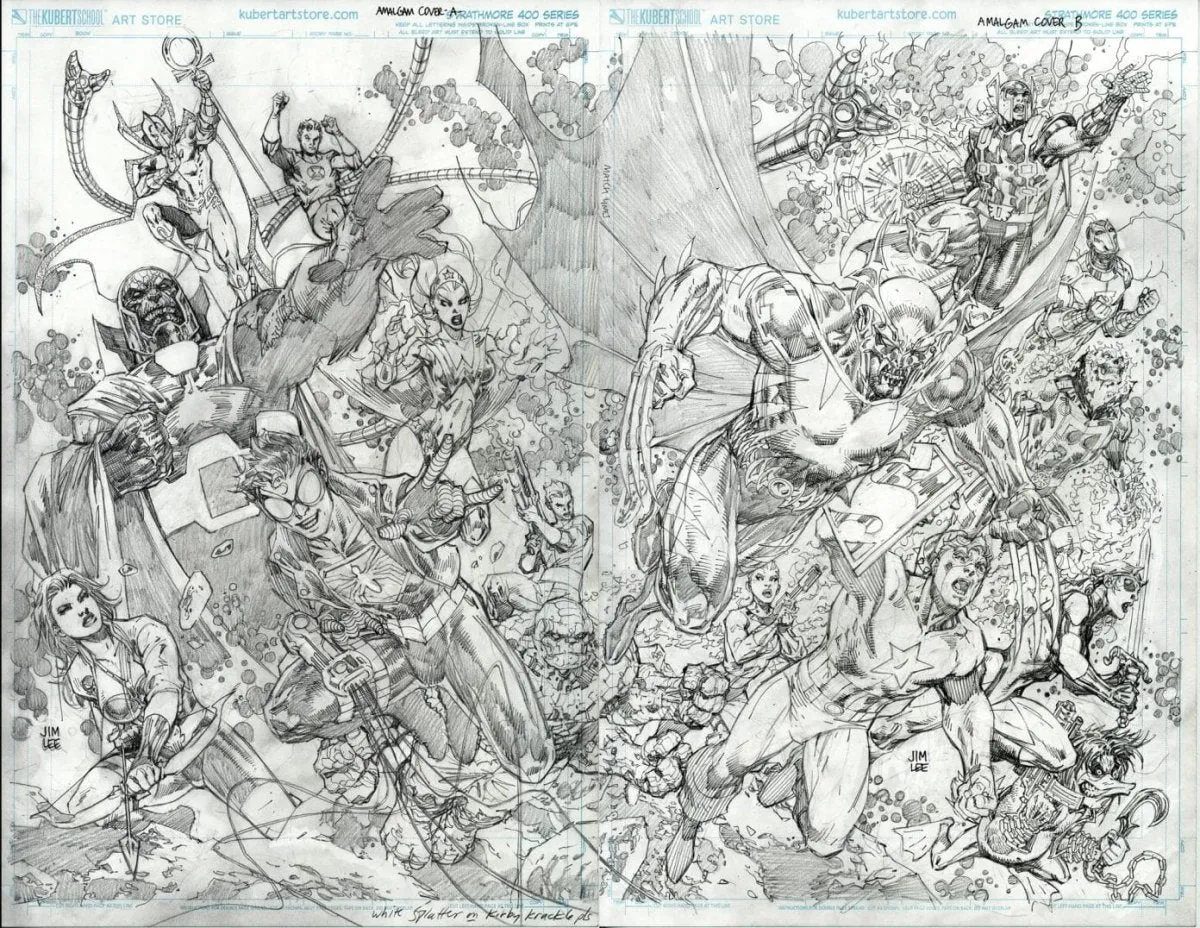 DC Versus Marvel: The Amalgam Age Omnibus HC Direct Market Exclusive Jim Lee Variant