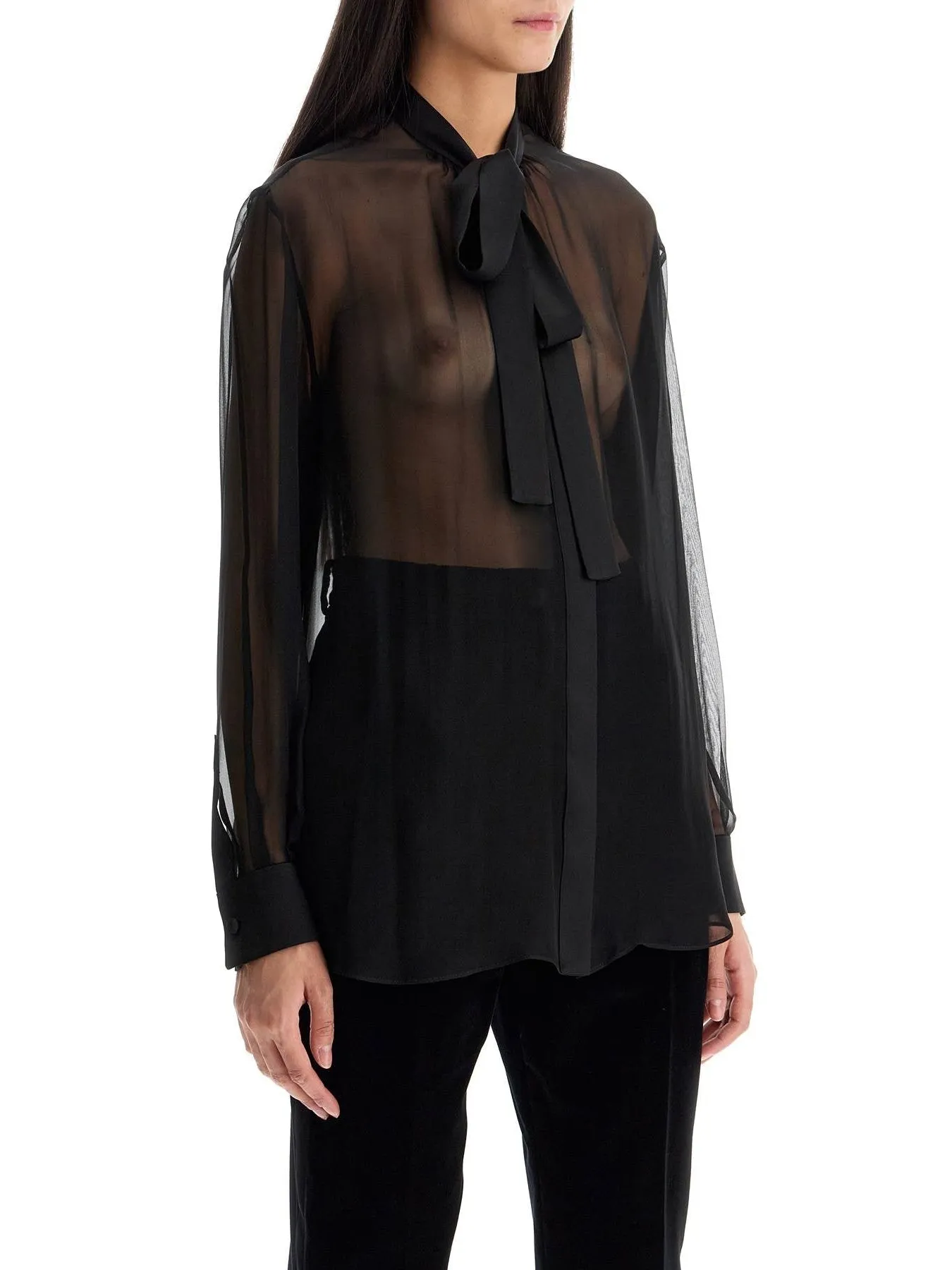 Silk Chiffon Blouse