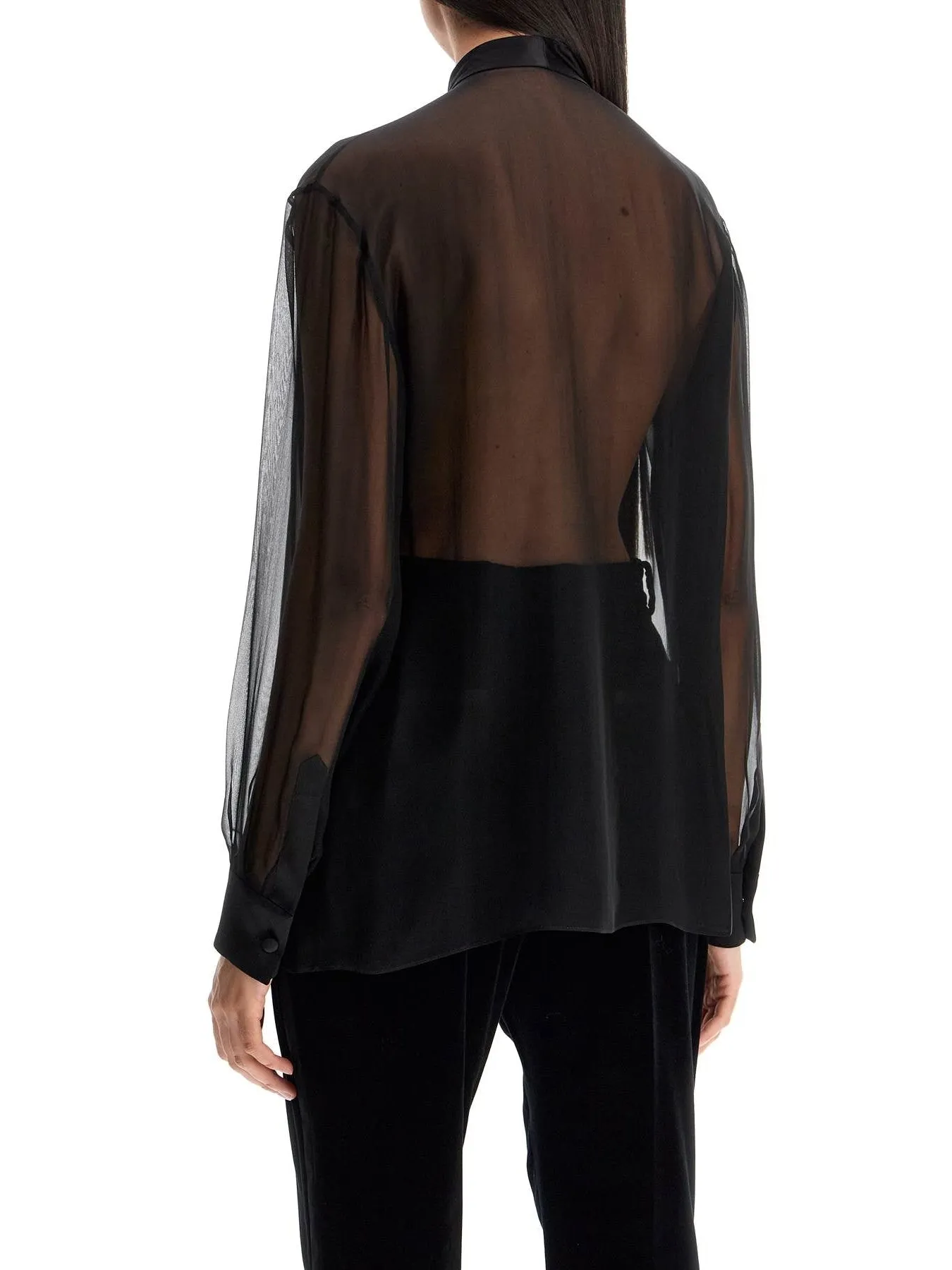 Silk Chiffon Blouse