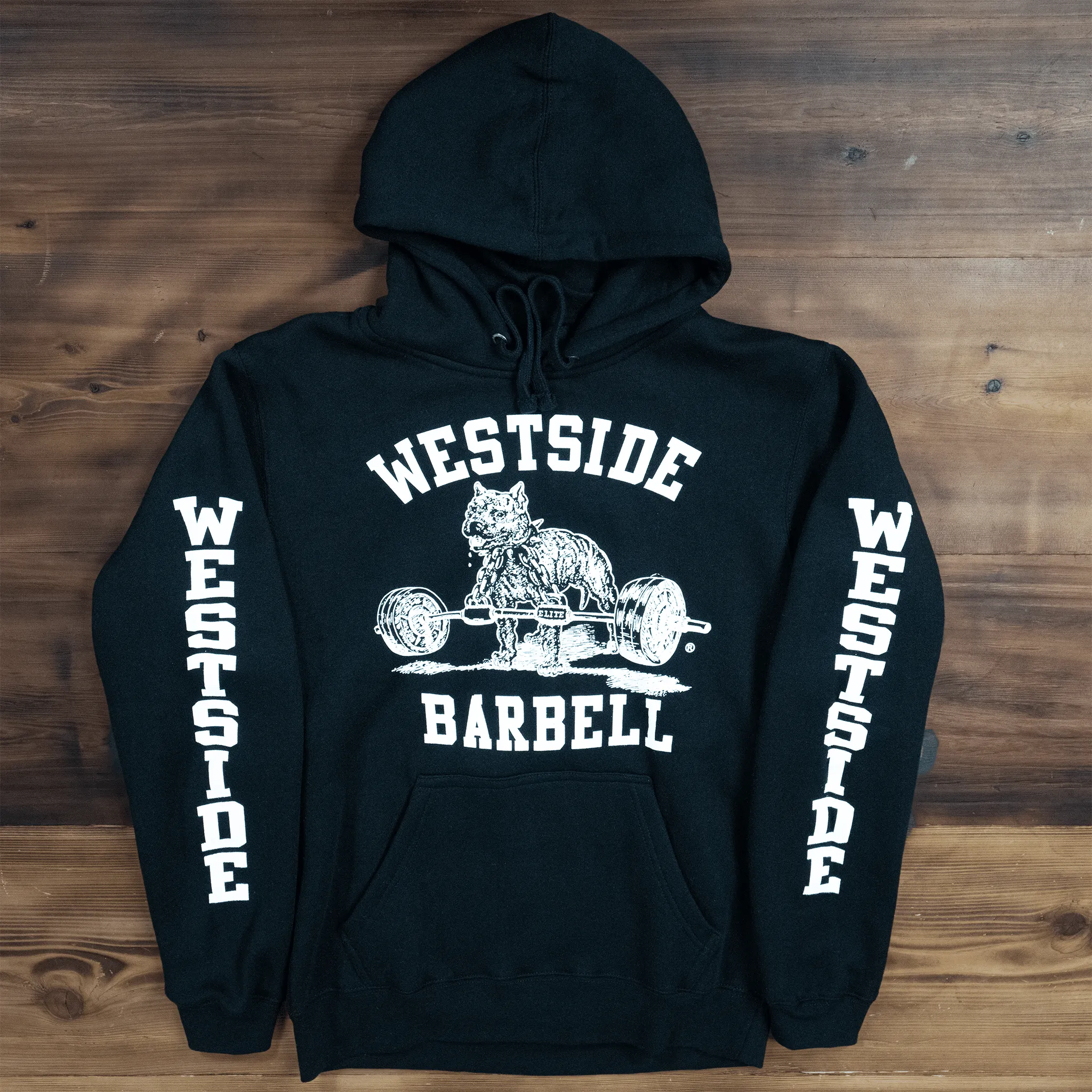 WSBB Mens Lux Hooded Sweatshirt Grey