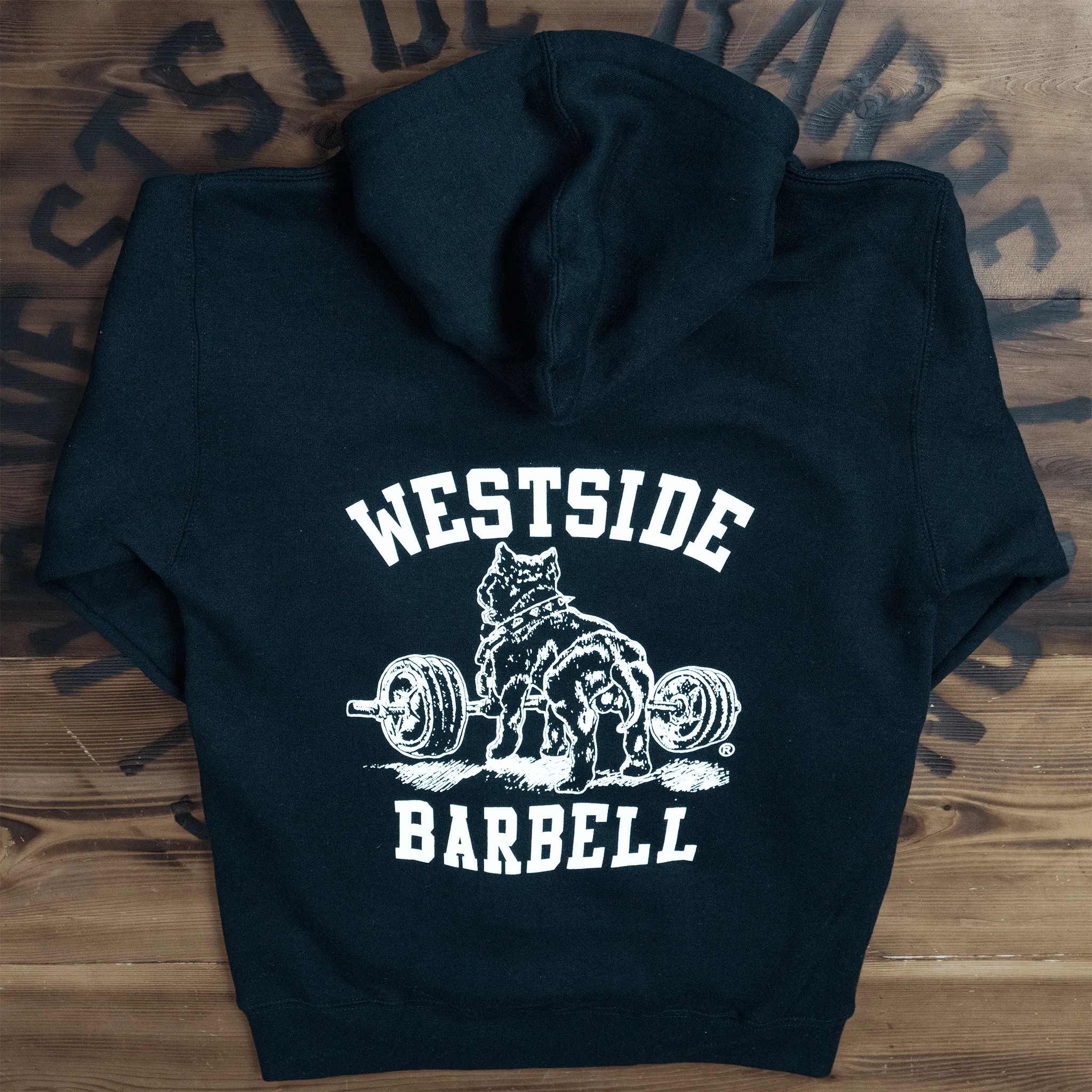 WSBB Mens Lux Hooded Sweatshirt Grey